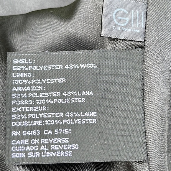 Kenneth Cole, beautiful wool blend coat 8–10 - Picture 7 of 12